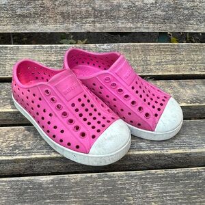 Kids Pink Slip-On Shoes